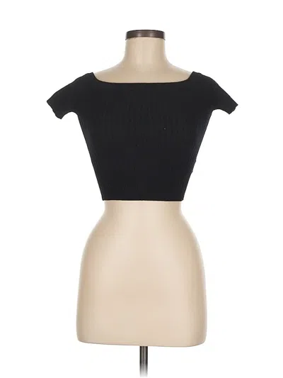 Pre-owned Forever 21 Tube Top Black Strapless Neckline Tops