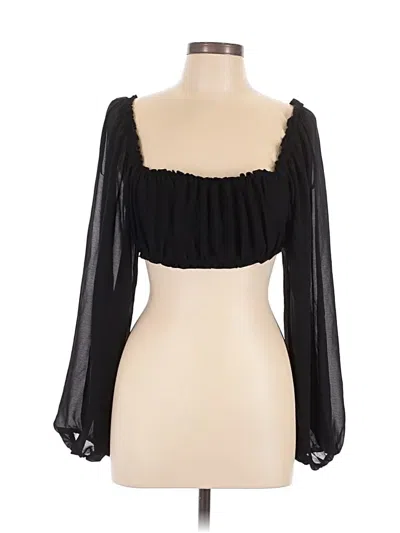 Pre-owned Forever 21 Tube Top Black Strapless Neckline Tops