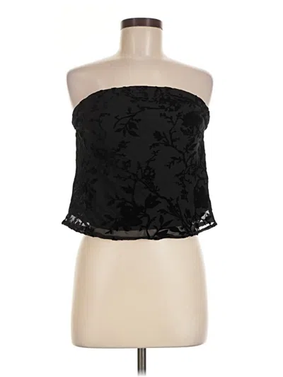 Pre-owned Forever 21 Tube Top Black Strapless Neckline Tops