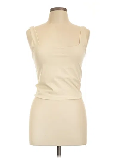 Pre-owned Forever 21 Tube Top Ivory Strapless Neckline Tops