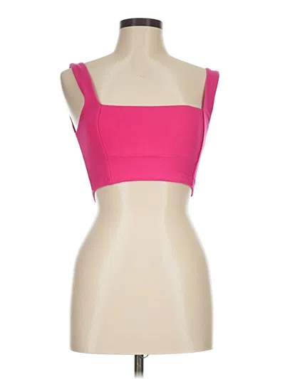 Pre-owned Forever 21 Tube Top Pink Strapless Neckline Tops
