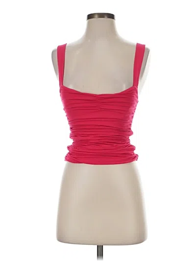 Pre-owned Forever 21 Tube Top Red Strapless Neckline Tops