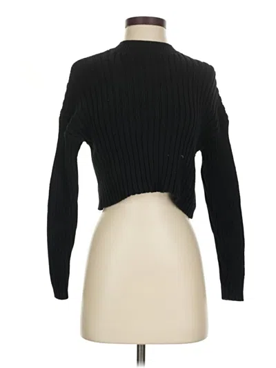 Pre-owned Forever 21 Turtleneck Sweater In Black