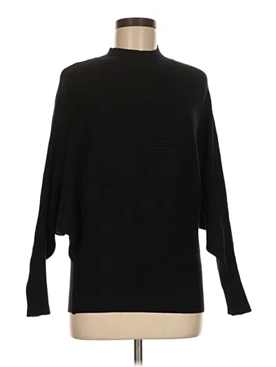 Pre-owned Forever 21 Turtleneck Sweater In Black