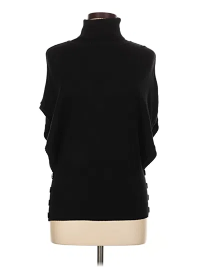 Pre-owned Forever 21 Turtleneck Sweater In Black