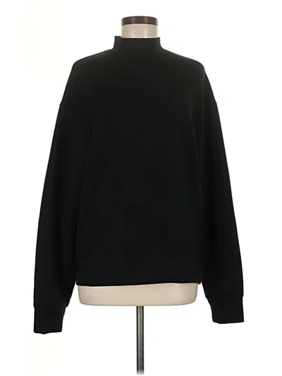 Pre-owned Forever 21 Turtleneck Sweater In Black