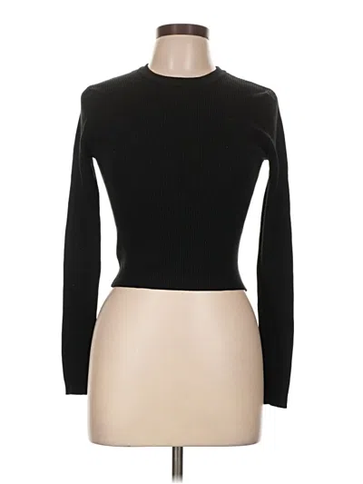 Pre-owned Forever 21 Turtleneck Sweater In Black