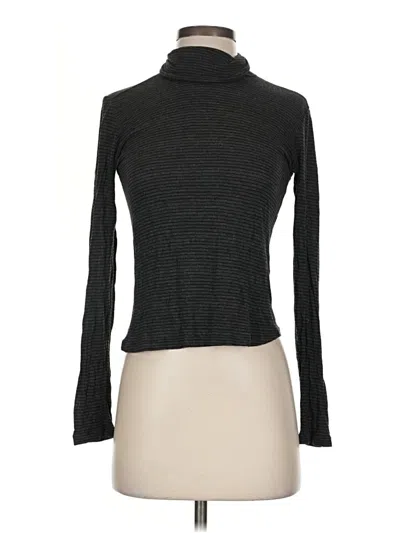 Pre-owned Forever 21 Turtleneck Sweater In Black