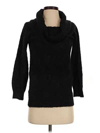 Pre-owned Forever 21 Turtleneck Sweater In Black