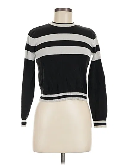 Pre-owned Forever 21 Turtleneck Sweater In Black