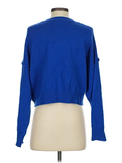 Pre-owned Forever 21 Turtleneck Sweater In Blue