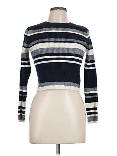 Pre-owned Forever 21 Turtleneck Sweater In Blue