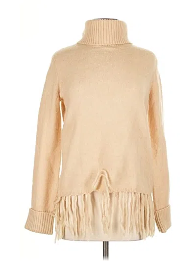 Pre-owned Forever 21 Turtleneck Sweater In Brown