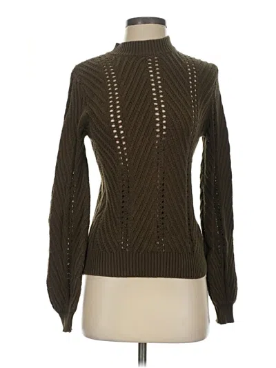 Pre-owned Forever 21 Turtleneck Sweater In Brown