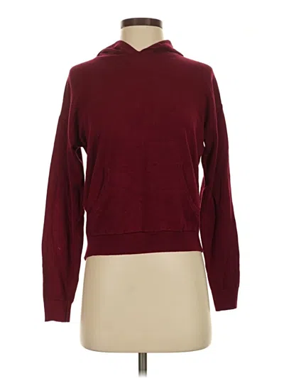 Pre-owned Forever 21 Turtleneck Sweater In Burgundy