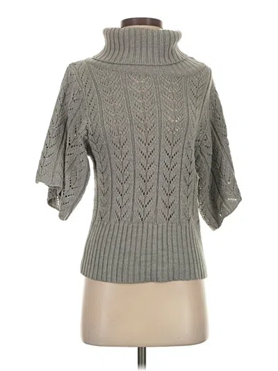 Pre-owned Forever 21 Turtleneck Sweater In Gray