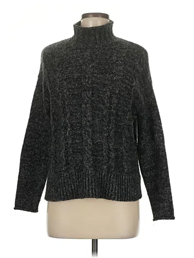 Pre-owned Forever 21 Turtleneck Sweater In Gray