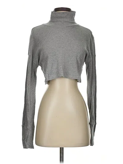 Pre-owned Forever 21 Turtleneck Sweater In Gray