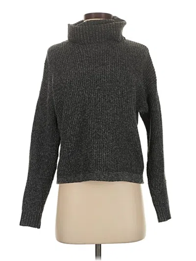 Pre-owned Forever 21 Turtleneck Sweater In Gray