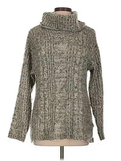 Pre-owned Forever 21 Turtleneck Sweater In Gray