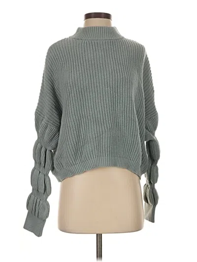 Pre-owned Forever 21 Turtleneck Sweater In Gray