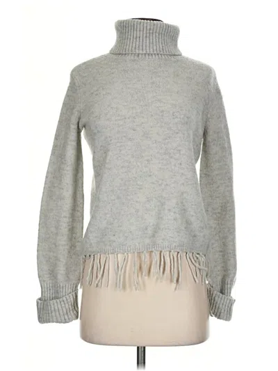 Pre-owned Forever 21 Turtleneck Sweater In Gray