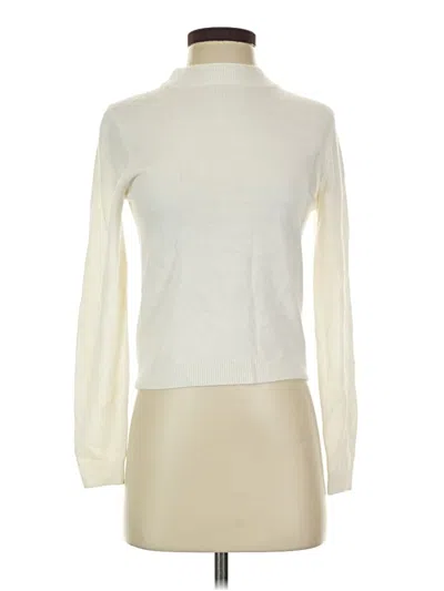Pre-owned Forever 21 Turtleneck Sweater In Ivory