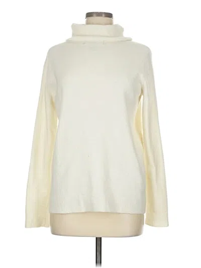 Pre-owned Forever 21 Turtleneck Sweater In Ivory