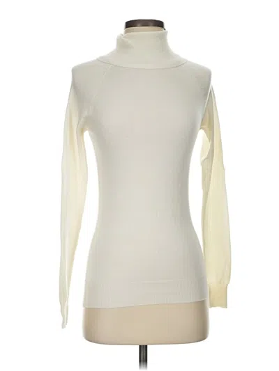Pre-owned Forever 21 Turtleneck Sweater In Ivory