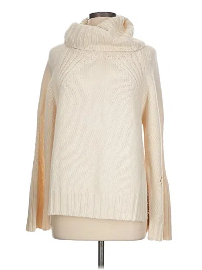 Pre-owned Forever 21 Turtleneck Sweater In Ivory