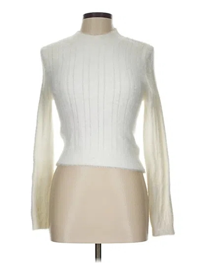 Pre-owned Forever 21 Turtleneck Sweater In Ivory