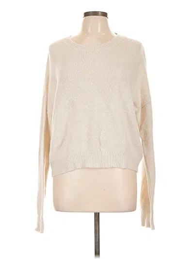 Pre-owned Forever 21 Turtleneck Sweater In Ivory