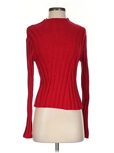 Pre-owned Forever 21 Turtleneck Sweater In Red