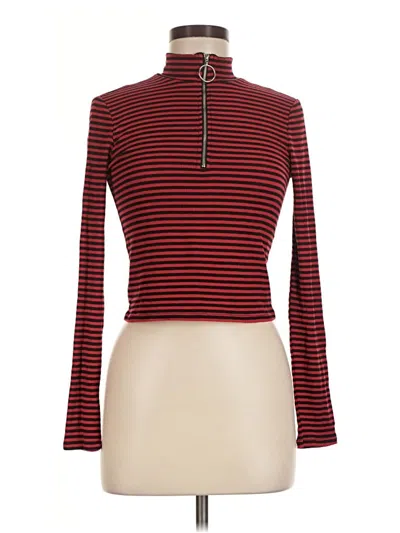 Pre-owned Forever 21 Turtleneck Sweater In Red