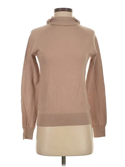 Pre-owned Forever 21 Turtleneck Sweater In Tan