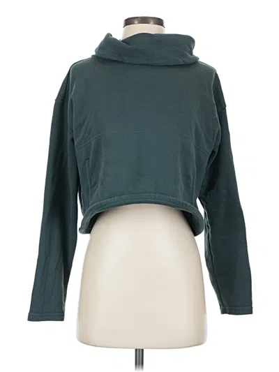 Pre-owned Forever 21 Turtleneck Sweater In Teal