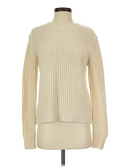 Pre-owned Forever 21 Turtleneck Sweater In White