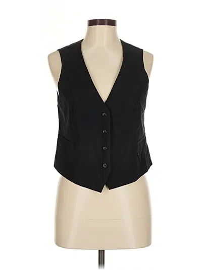 Pre-owned Forever 21 Tuxedo Vest In Black