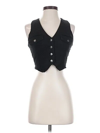 Pre-owned Forever 21 Vest In Black