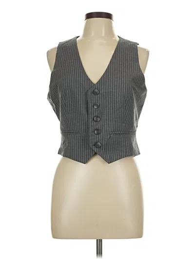 Pre-owned Forever 21 Vest In Gray