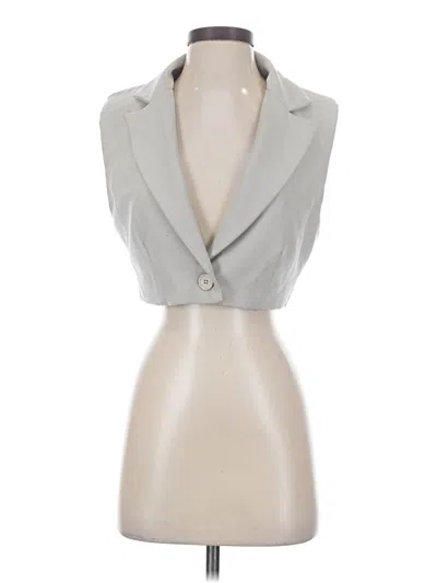 Pre-owned Forever 21 Vest In Gray