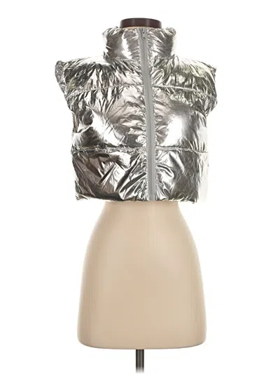 Pre-owned Forever 21 Vest In Silver