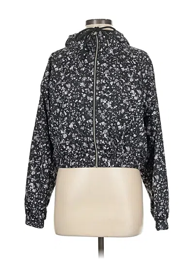 Pre-owned Forever 21 Windbreaker Jacket In Black