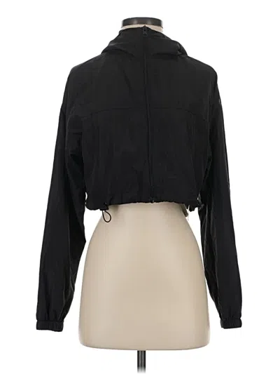 Pre-owned Forever 21 Windbreaker Jacket In Black