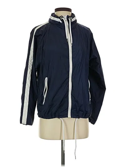 Pre-owned Forever 21 Windbreaker Jacket In Blue