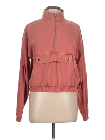 Pre-owned Forever 21 Windbreaker Jacket In Pink