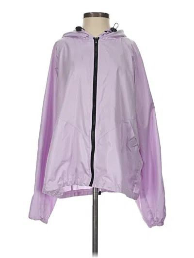 Pre-owned Forever 21 Windbreaker Jacket In Purple