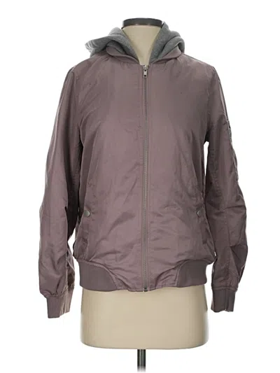 Pre-owned Forever 21 Windbreaker Jacket In Purple