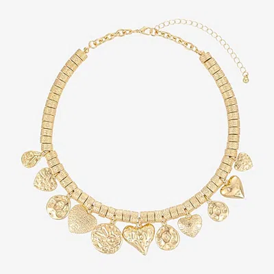 Forever 21 Womens 16 Inch Statement Necklace In Yellow