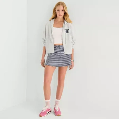Forever 21 Womens Juniors A-line Skirt In Blue